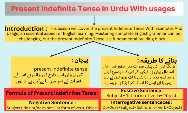 Present Indefinite Tense